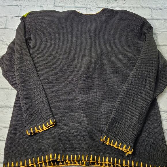 Vintage Victoria Harbour Holiday Presents Embellished Applique Cardigan size Med - Picture 5 of 14
